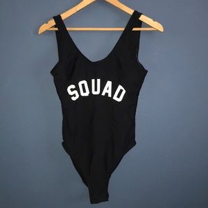 NWOT Squad One-Piece Swimsuit